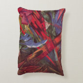 Animal Fates by Franz Marc, Cubism Artヴィンテージ アクセントクッション (裏面(縦))