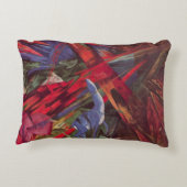 Animal Fates by Franz Marc, Cubism Artヴィンテージ アクセントクッション (裏面)