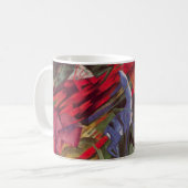 Animal Fates by Franz Marc, Cubism Artヴィンテージ コーヒーマグカップ (正面左)