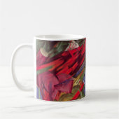 Animal Fates by Franz Marc, Cubism Artヴィンテージ コーヒーマグカップ (左)