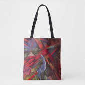 Animal Fates by Franz Marc, Cubism Artヴィンテージ トートバッグ (正面)