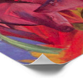 Animal Fates by Franz Marc, Cubism Artヴィンテージ ポスター (角)