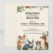 Animal Friends 招待状 (正面/裏面)