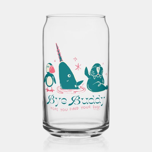 Animal Friends - Bye Buddyあなたのパパ ガラス缶 (正面)