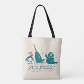 Animal Friends - Bye Buddyあなたのパパ トートバッグ (裏面)
