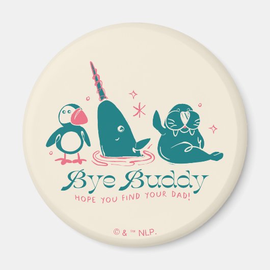 Animal Friends - Bye Buddyあなたのパパ マグネット (正面)
