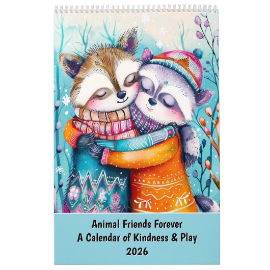 Animal Friends Forever – A Calendar of Kindness & カレンダー (カバー)