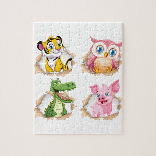  Animal Fun ジグソーパズル (縦)