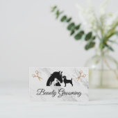 Animal Groomer | Scissors 名刺 (スタンド正面)