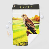 Animal Hawk  Golf Towel ゴルフタオル (インサイチュ)