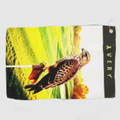 Animal Hawk  Golf Towel ゴルフタオル (横)