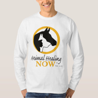 Animal Healing Nowメンズ長袖Tシャツ Tシャツ