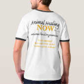 Animal Healing Now Men's Ringer Tシャツ (裏面フル)