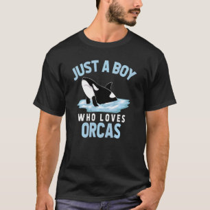 Animal Killer Whale Jale Just A Boy That Love Orca Tシャツ