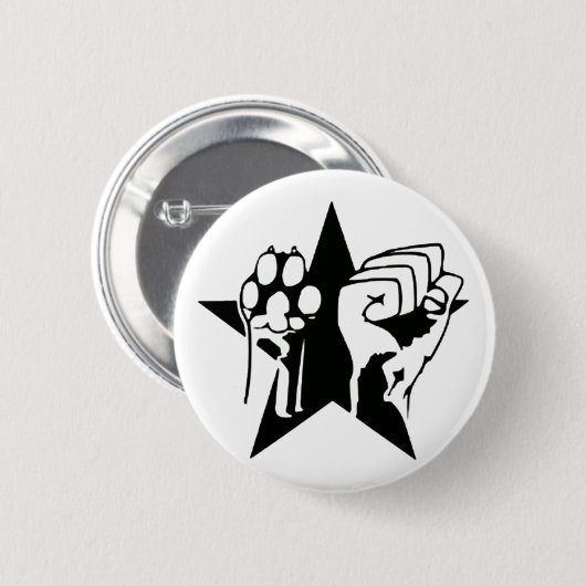 Animal Liberation Button 缶バッジ (正面&裏面)