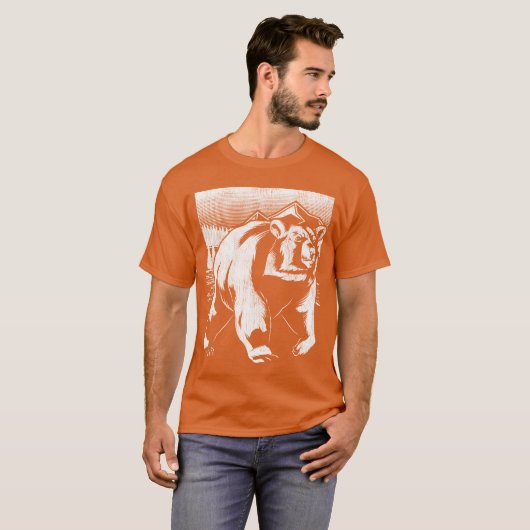 Animal lover forest dweller forest animal gift bea tシャツ (正面フル)