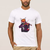 Animal Noise – Fox on Violin Tシャツ (正面)