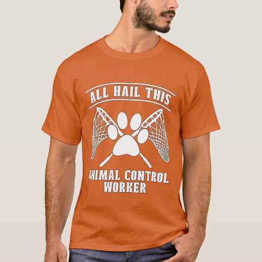 Animal Officer All Hailhis Rescue Animal Officer g Tシャツ (正面)
