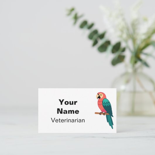 Animal, Parrot, Bird Image 名刺 (スタンド正面)