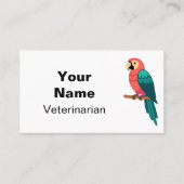Animal, Parrot, Bird Image 名刺 (正面)