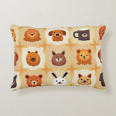 Animal Pattern Pillow アクセントクッション (正面)