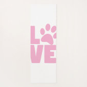 Animal Paw Print Yoga Mat – LOVE Design ヨガマット (裏面)