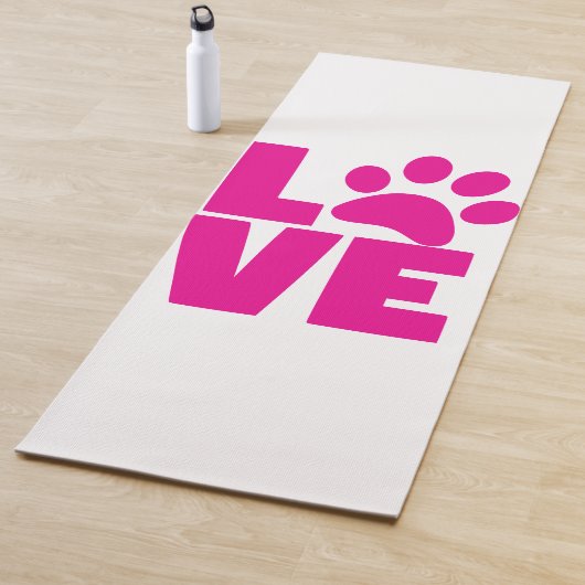 Animal Paw Print Yoga Mat – LOVE Design ヨガマット (インサイチュ)