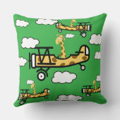 Animal Pilot Nursery Art クッション (裏面)