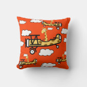 Animal Pilot Nursery Art クッション (正面)