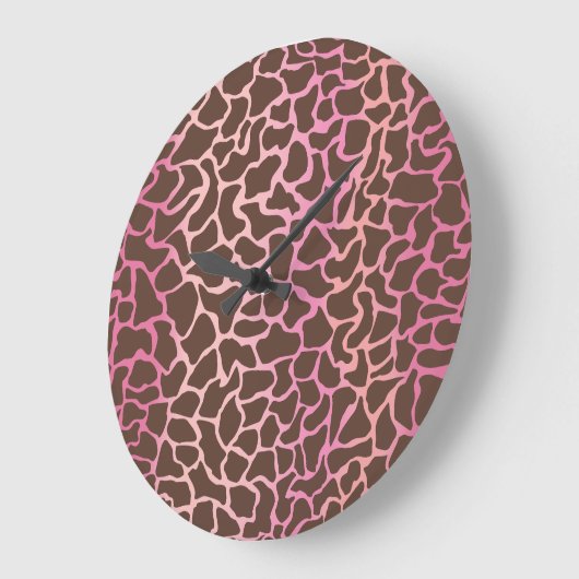 Animal Print ラージ壁時計 (傾斜)