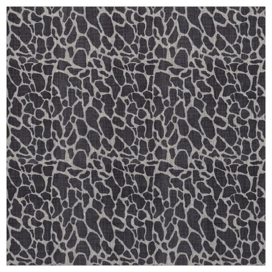 Animal Print Background Fabric Cow Giraffe Pattern ファブリック (見本)