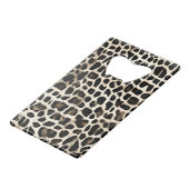 Animal Print - Bottle Opener クレジットカード栓抜き (裏面アングル)