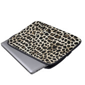 Animal Print - Electronics Bag ラップトップスリーブ (正面下部)