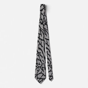 Animal Print, Elephant Skin Pattern, Elephant Fan ネクタイ