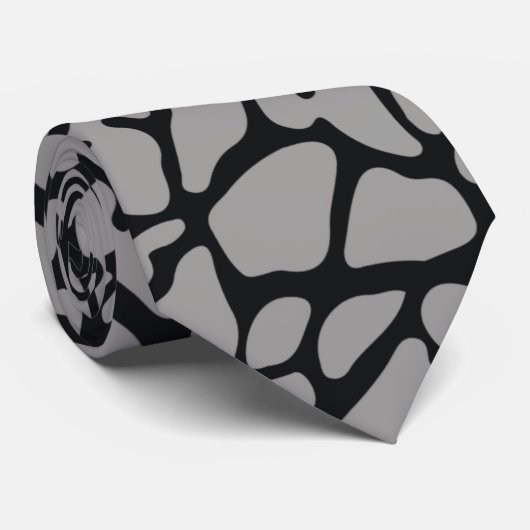 Animal Print, Elephant Skin Pattern, Elephant Fan ネクタイ (ロール)