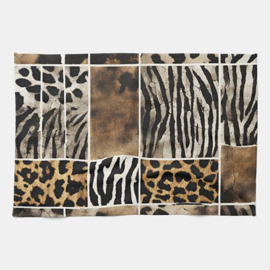 Animal Print - Kitchen Towel キッチンタオル (横)