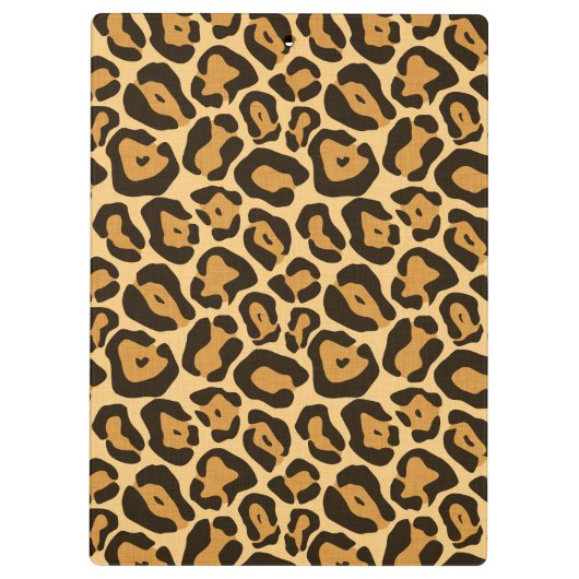 Animal print leopard clipboard クリップボード (裏面)