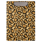 Animal print leopard clipboard クリップボード (正面)