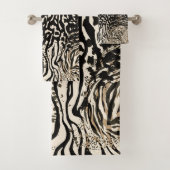 Animal print modern Luxury set towel バスタオルセット (インサイチュ)