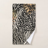 Animal print modern Luxury set towel バスタオルセット (ハンドタオル)