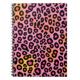 animal print notebook  ノートブック