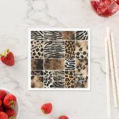 Animal Print - Paper Napkins スタンダードカクテルナプキン (インサイチュ)