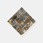 Animal Print - Paper Napkins スタンダードカクテルナプキン (角)