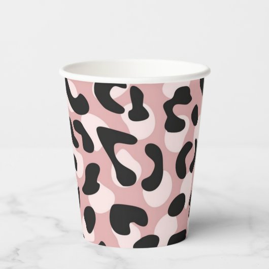 Animal print pattern 紙コップ (裏面)