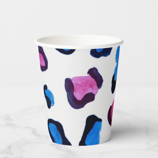 Animal print pattern 紙コップ (裏面)