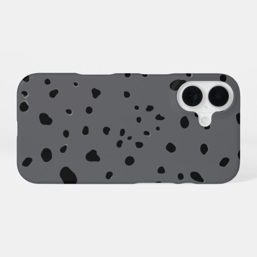 Animal Print Pattern iPhone 16ケース (裏面横)