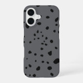 Animal Print Pattern iPhone 16ケース (裏面)