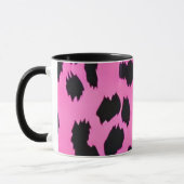 Animal Print Pink Leopard マグカップ (左)