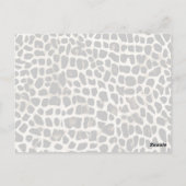 Animal Print - Postcard ポストカード (裏面)