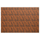 animal print tiger stripes wild orange ファブリック (ファットクウォーター)